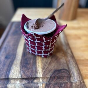 Handmade ice cream cozy